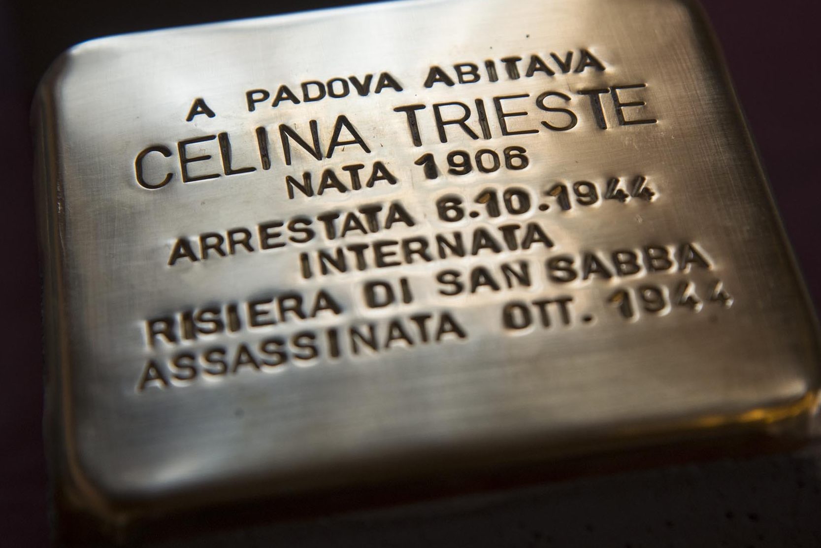 Celina Trieste - pietra d'inciampo